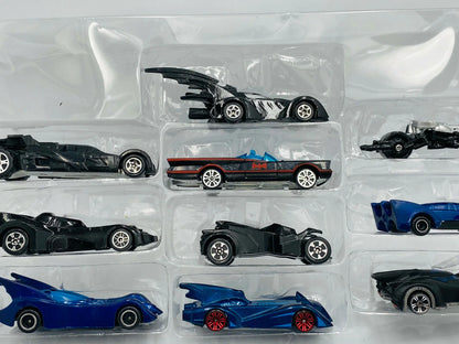Batmobiles  Set of 10 character cars  Black Batman Cars