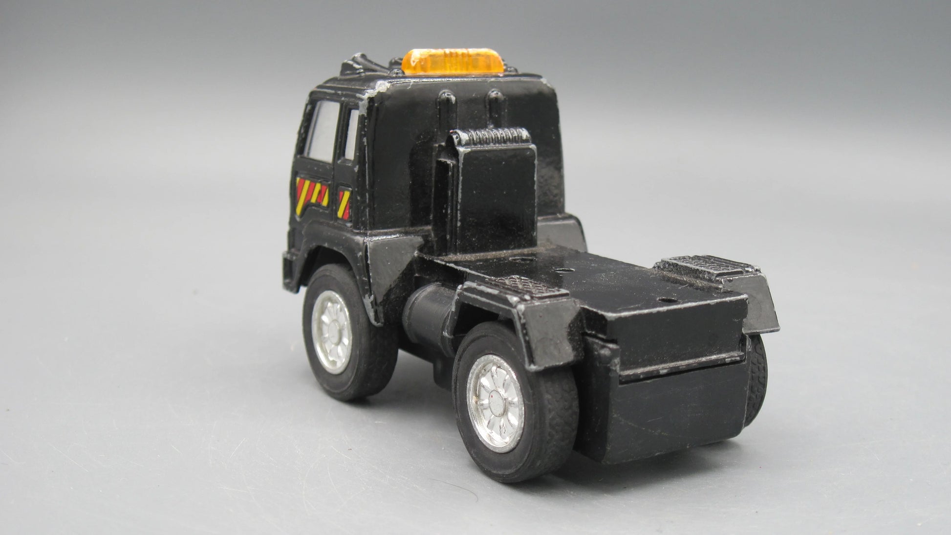 Powerful Semi Truck  Black