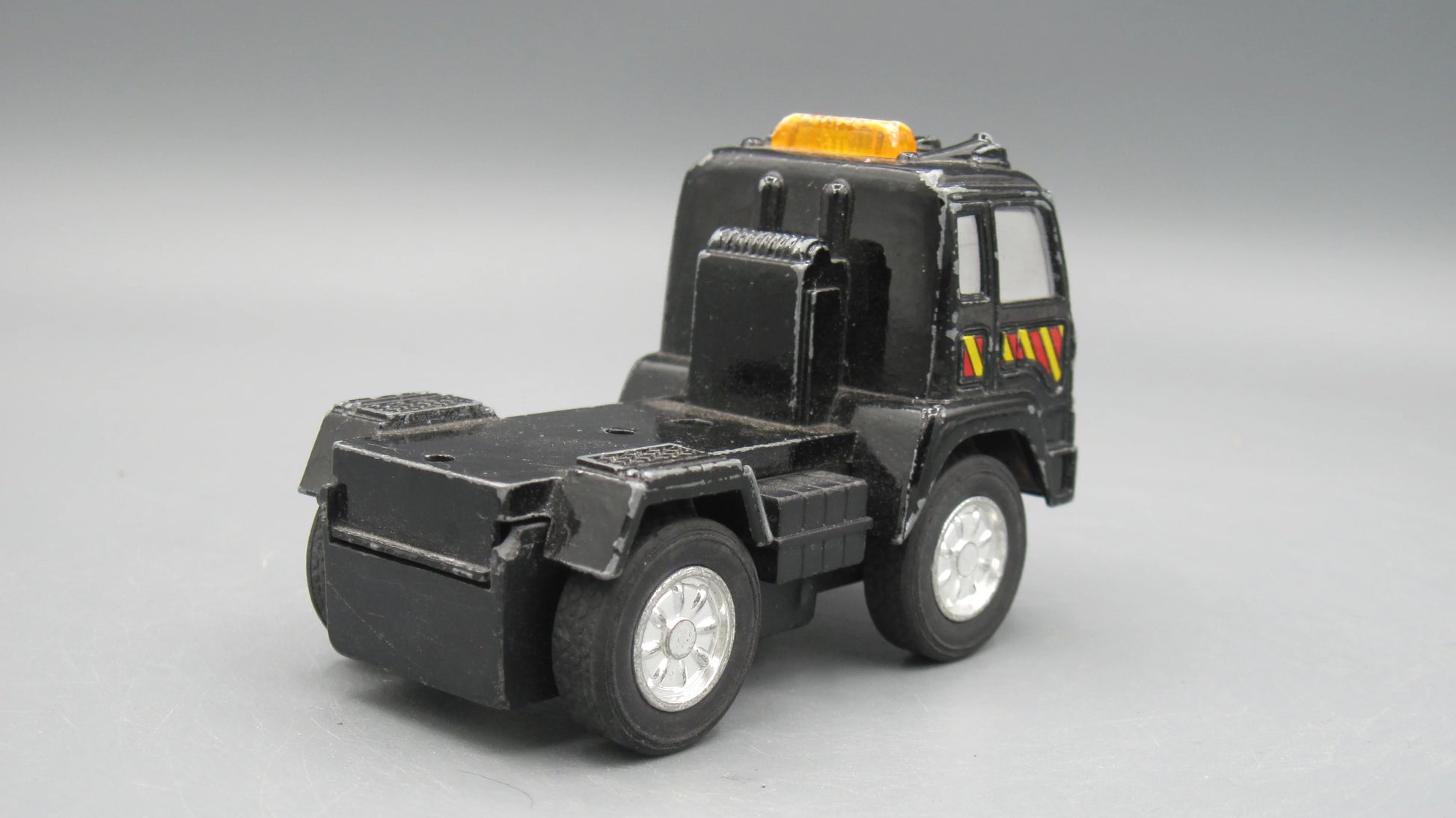 Powerful Semi Truck  Black