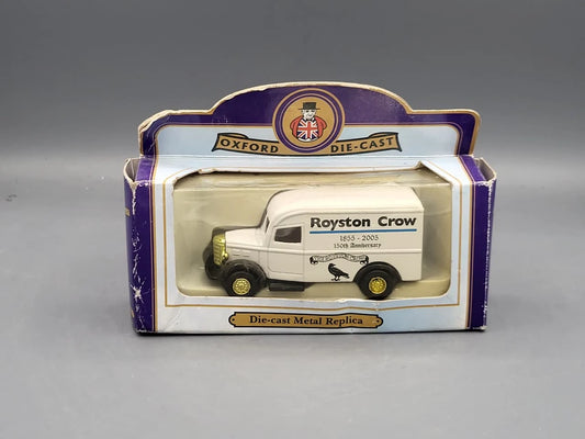 Oxford Diecast   Bedford Van Royston Crow 150th Anniversary  White