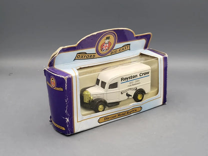 Oxford Diecast   Bedford Van Royston Crow 150th Anniversary  White