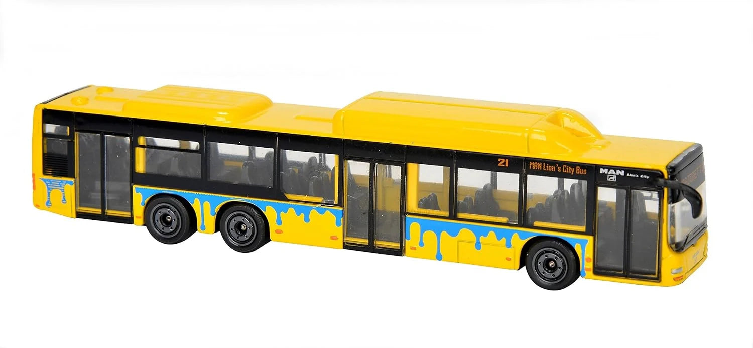 Majorette    Man City Bus  Yellow