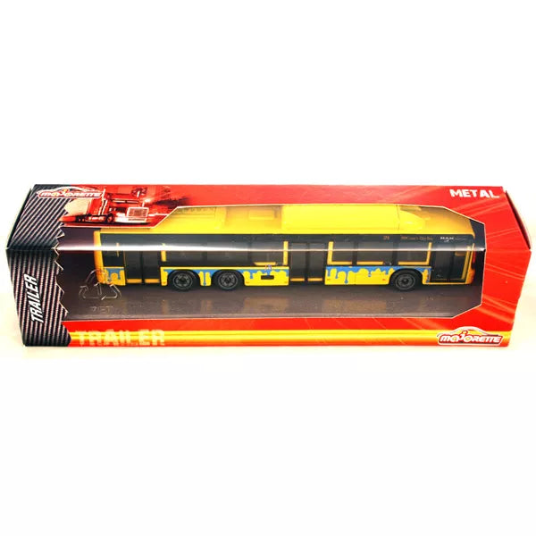 Majorette    Man City Bus  Yellow