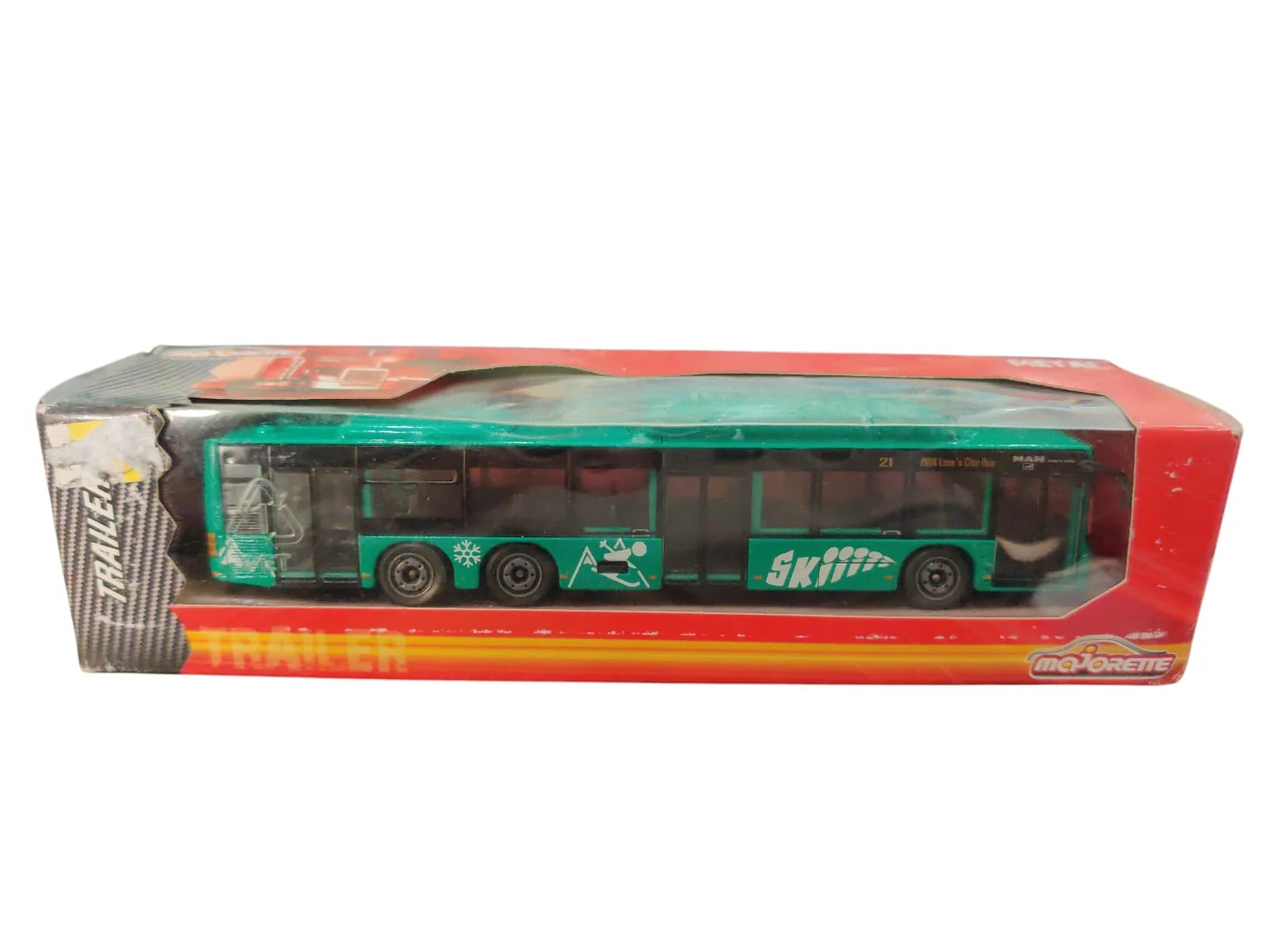 Majorette    Man City Bus  Green