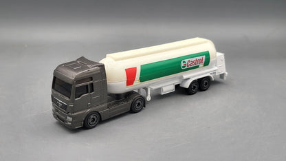Majorette    Tanker Truck  White, Grey Castrol Truck