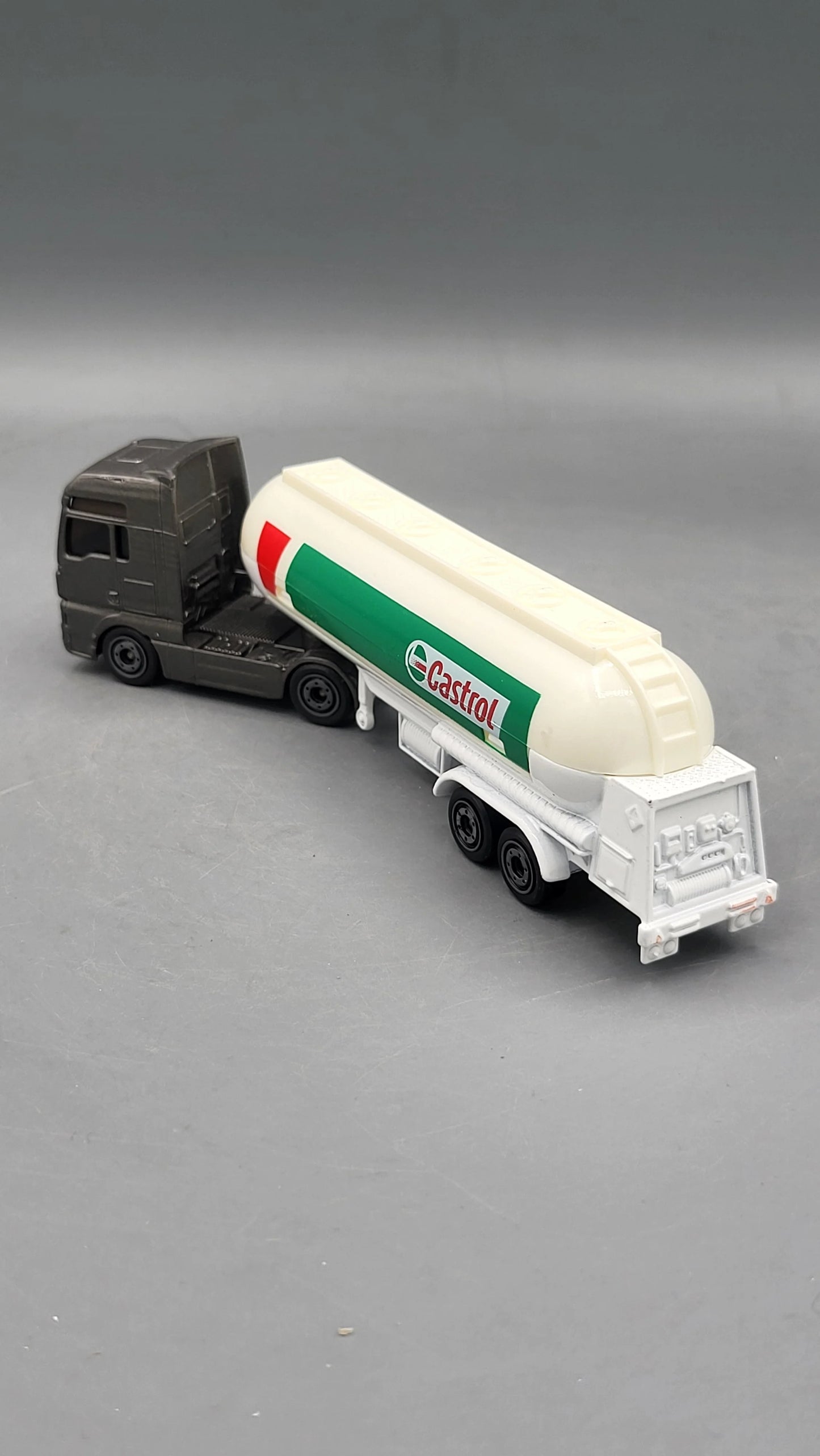 Majorette    Tanker Truck  White, Grey Castrol Truck