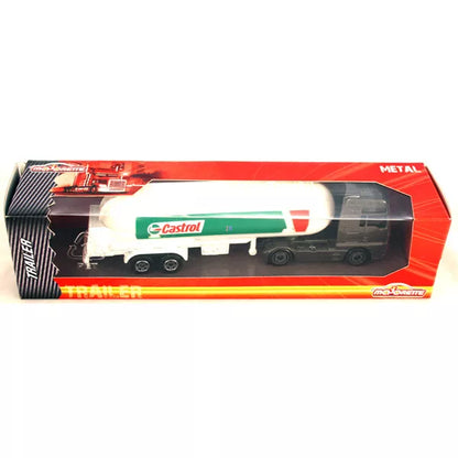 Majorette    Tanker Truck  White, Grey Castrol Truck
