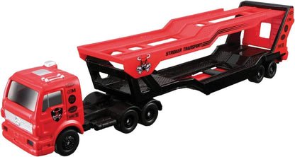 Maisto  Fresh Metal  Flatbed Transport Truck  Red Highway Haulers