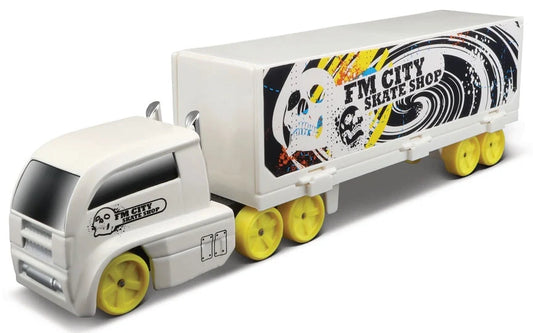 Maisto  Fresh Metal  Skate Shop Design Truck  White Highway Haulers