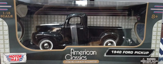 Motor Max   Ford Pickup 1940 Black American Classics