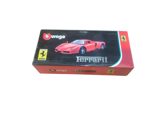Bburago   Ferrari Empty Box with clear window - Original  Black, Red Ferraris
