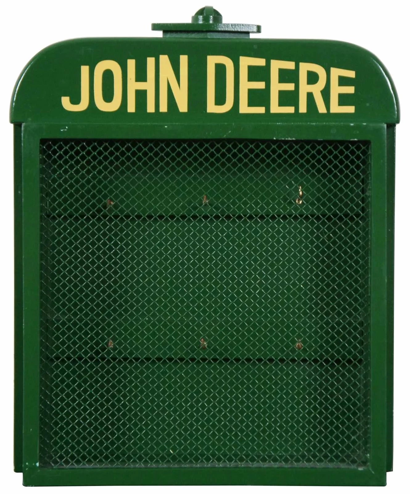 John Deere   John Deere Model D Radiator Key Box  Green