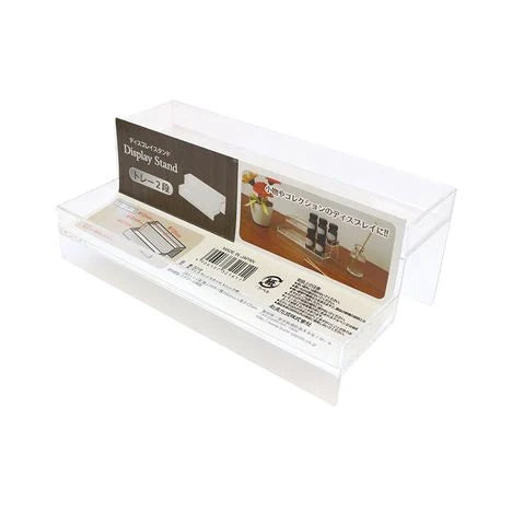 Izumi Kasai - Japan    Display Stand Two Tiers (Ideal for scale 1/64 cars)  Transparent