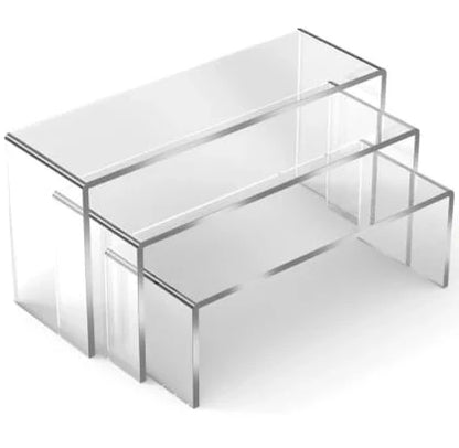 Izumi Kasai - Japan    Stage Shape Display Riser, Double Large  Transparent