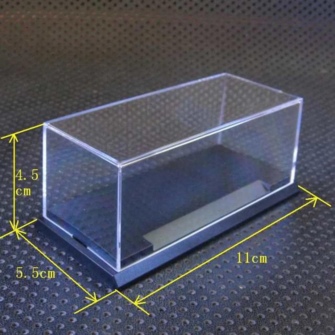 M2    Display Cases (Pack of 4) for models of scale 1:64 cars  Transparent Includes 8 base ties and 4 pcs mounting tape.